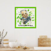 Grappige Charlie Rangel Poster "Rangel Web We Weav (Keuken)
