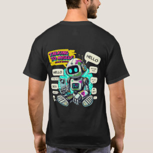 🤖Grappige chatbot die tegen zichzelf praat T-shirt