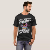 Grappige Chatbot Memes Chatbots Niet BYTE T-shirt (Voorkant volledig)
