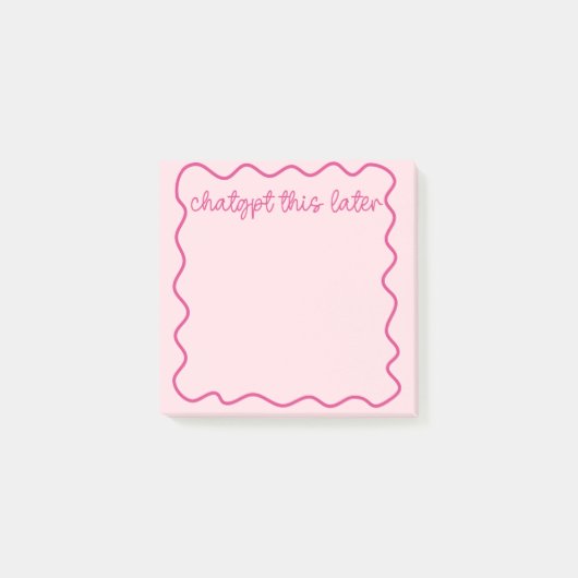 Grappige ChatGPT Post-Its | “ChatGPT Dit Later” Post-it® Notes (Voorkant)