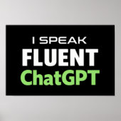 Grappige ChatGPT Poster (Voorkant)