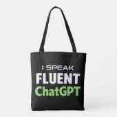 Grappige ChatGPT Tote Bag (Achterkant)