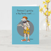 Grappige Cheapskate Verjaardag Kaart (Gele Bloem)