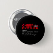 Grappige Cheer Brother Definitie  Ronde Button 5,7 Cm (Voorkant /achterkant)