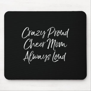 Grappige Cheer Comp Moeders Crazy Trots Cheer Moed Muismat