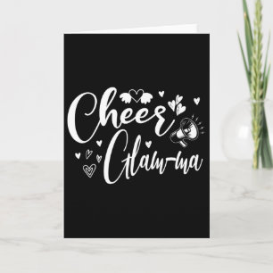 Grappige Cheer Glam-ma Cheerleading Coole Moeder O Kaart