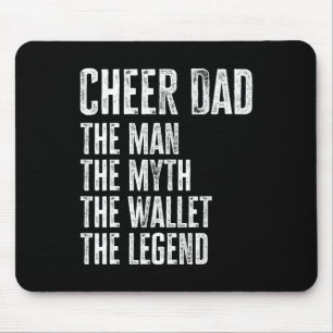 Grappige Cheer Papa De Man De Mythe De Portemonnee Muismat