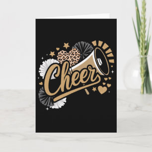 Grappige Cheerleader Aantikken  Kaart
