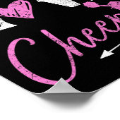 Grappige Cheerleader Cheerleading Meisjes Live Lov Poster (Hoek)