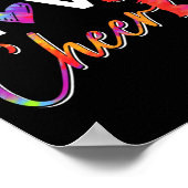 Grappige Cheerleader Cheerleading Meisjes Live Lov Poster (Hoek)