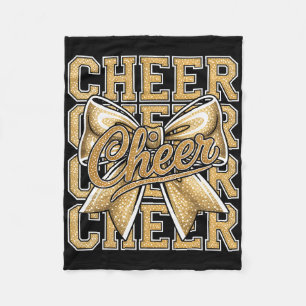 Grappige Cheerleader Coquette Cheerleading Outfit Fleece Deken