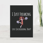 Grappige Cheerleader Kaarten Dans Sport Dansen Dan (Voorkant)