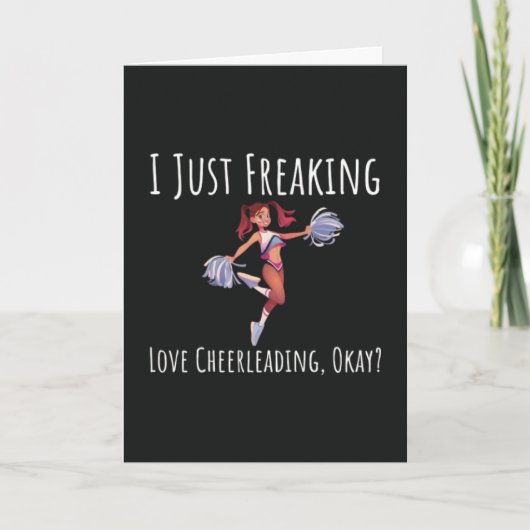 Grappige Cheerleader Kaarten Dans Sport Dansen Dan (Voorkant)