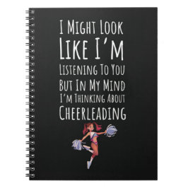 Grappige Cheerleading Cadeaus Sport Cheerleader Ch Notitieboek