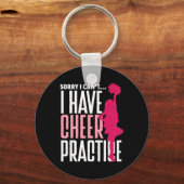 Grappige Cheerleading Cheerleader Sleutelhanger (Voorkant)