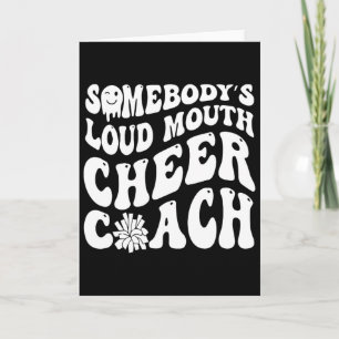 Grappige Cheerleading Iemands Harde Mond Cheer Coa Kaart