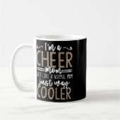 Grappige Cheerleading Moeder Luipaard Print Ch Koffiemok (Links)