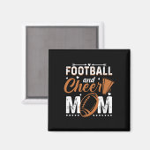 Grappige Cheerleading Moeder Voetbal En Cheer Moed Magneet (Voorkant / Achterkant)
