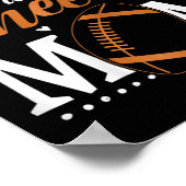 Grappige Cheerleading Moeder Voetbal En Cheer Moed Poster (Hoek)
