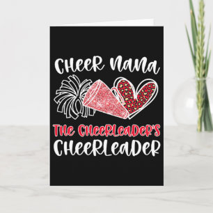 Grappige Cheerleading Nana Oma Voor Moederdag B Kaart