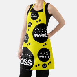 Grappige Cheesy Cook Chef Baker Foodie titels Schort
