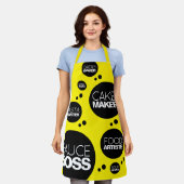 Grappige Cheesy Cook Chef Baker Foodie titels Schort (Gedragen)