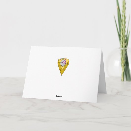 Grappige Cheesy Verjaardag Kaart (Achterkant)