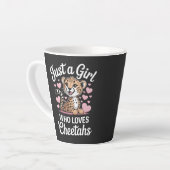 Grappige cheeta quote latte mok (Linkerhoek)