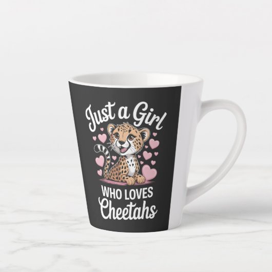 Grappige cheeta quote latte mok (Rechts)