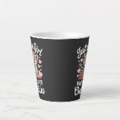 Grappige cheeta quote latte mok (Voorkant)