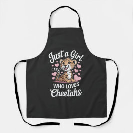 Grappige Cheetah Citaat  Schort