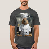Grappige Chef Capybara, T-shirt (Voorkant)