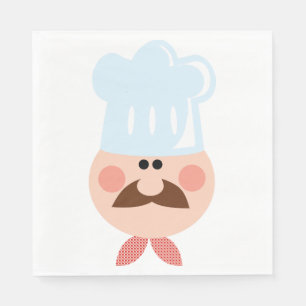 Grappige Chef Papier servetten