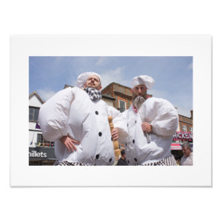 Grappige Chef Straatartiesten (9812) Foto Afdruk