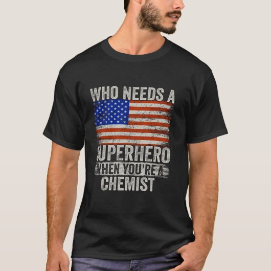 Grappige Chef Superheld T-shirt voor Mannen Pap (Voorkant)