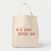 Grappige Chemie Elementen Ontwerp Smart Schattige Tote Bag (Voorkant)