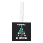 Grappige Chemie Kerstboom Decoratie (Voorkant)