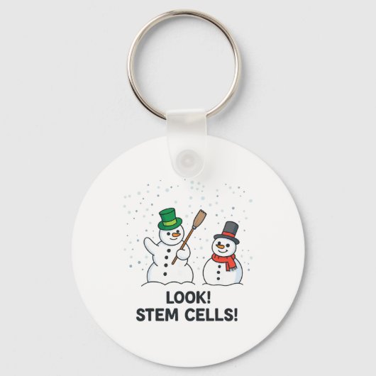 Grappige Chemie Kerstmis Wetenschap Docent Uitzich Sleutelhanger (Voorkant)