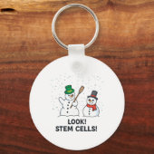Grappige Chemie Kerstmis Wetenschap Docent Uitzich Sleutelhanger (Voorkant)