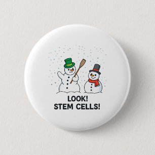 Grappige Chemie Kerstmis Wetenschap Leraar Uitzich Ronde Button 5,7 Cm