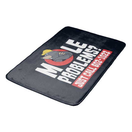 Grappige chemie leraar mol probleem badmat (Gekanteld)