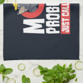 Grappige chemie leraar mol probleem theedoek (Gevouwen)