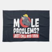 Grappige chemie leraar mol probleem theedoek (Horizontaal)