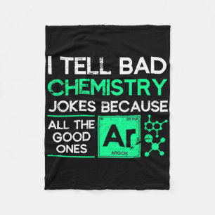 Grappige Chemie Leraren Wetenschap Cadeau Chemie Fleece Deken