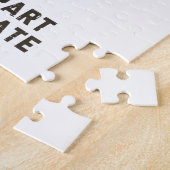 Grappige chemie oplossing wetenschap leraar legpuzzel (Zijkant)