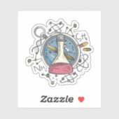 Grappige Chemie Wetenschap Pun Sticker (Vel)