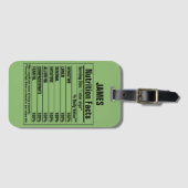 Grappige chemische elementen Persoonlijke kenmerke Bagagelabel (Voorkant (horizontaal))