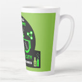 Grappige chemische ingenieur geschenken latte mok (Rechts)