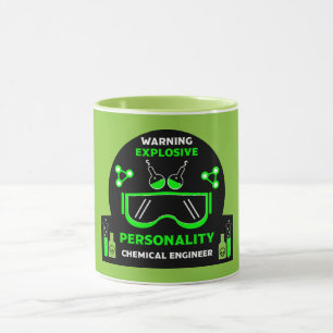 Grappige chemische ingenieur geschenken mok