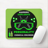 Grappige chemische ingenieur geschenken muismat (Met muis)